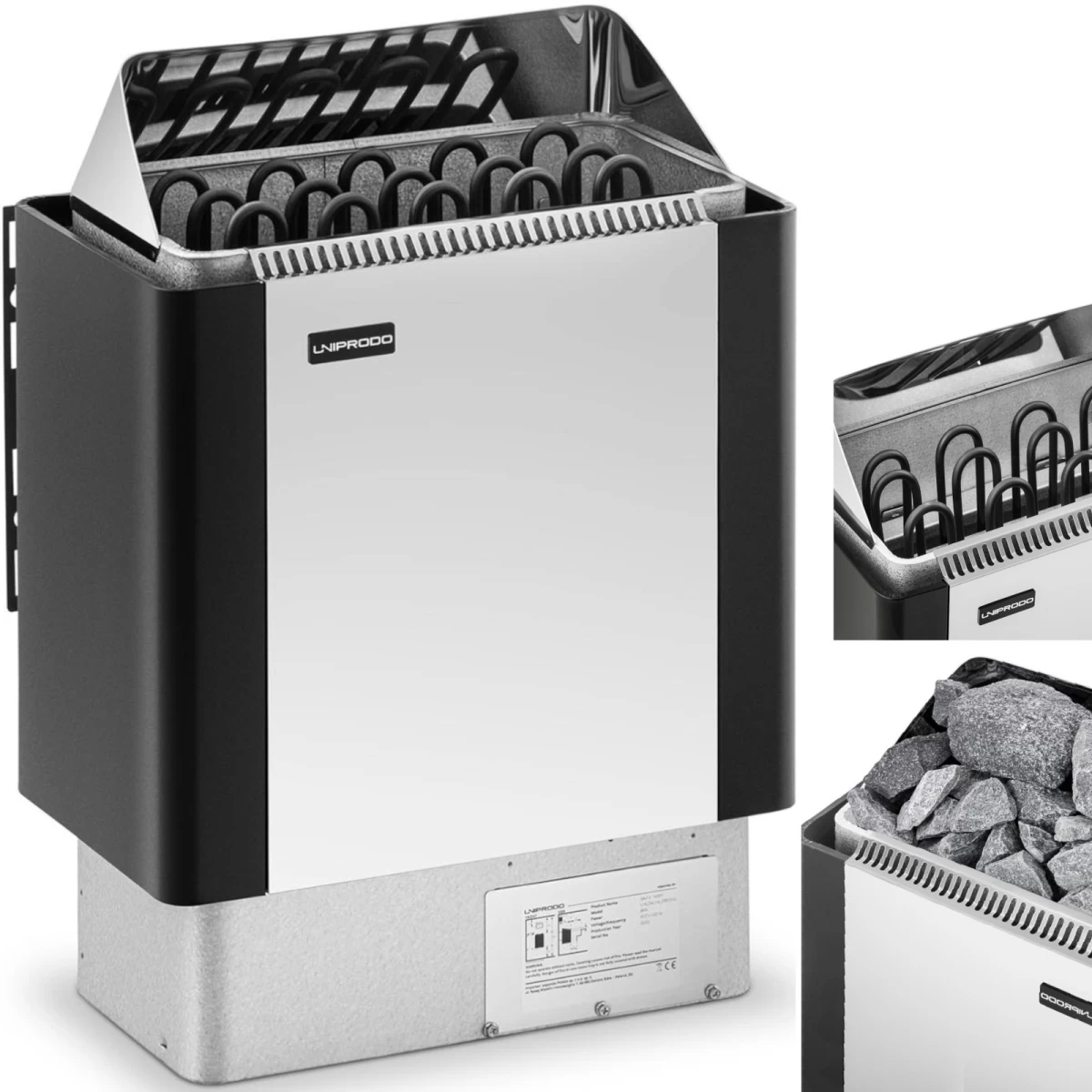 Elektrinė Pirties Viryklė 8-12 M3 Iki 110c 400 V 8 Kw