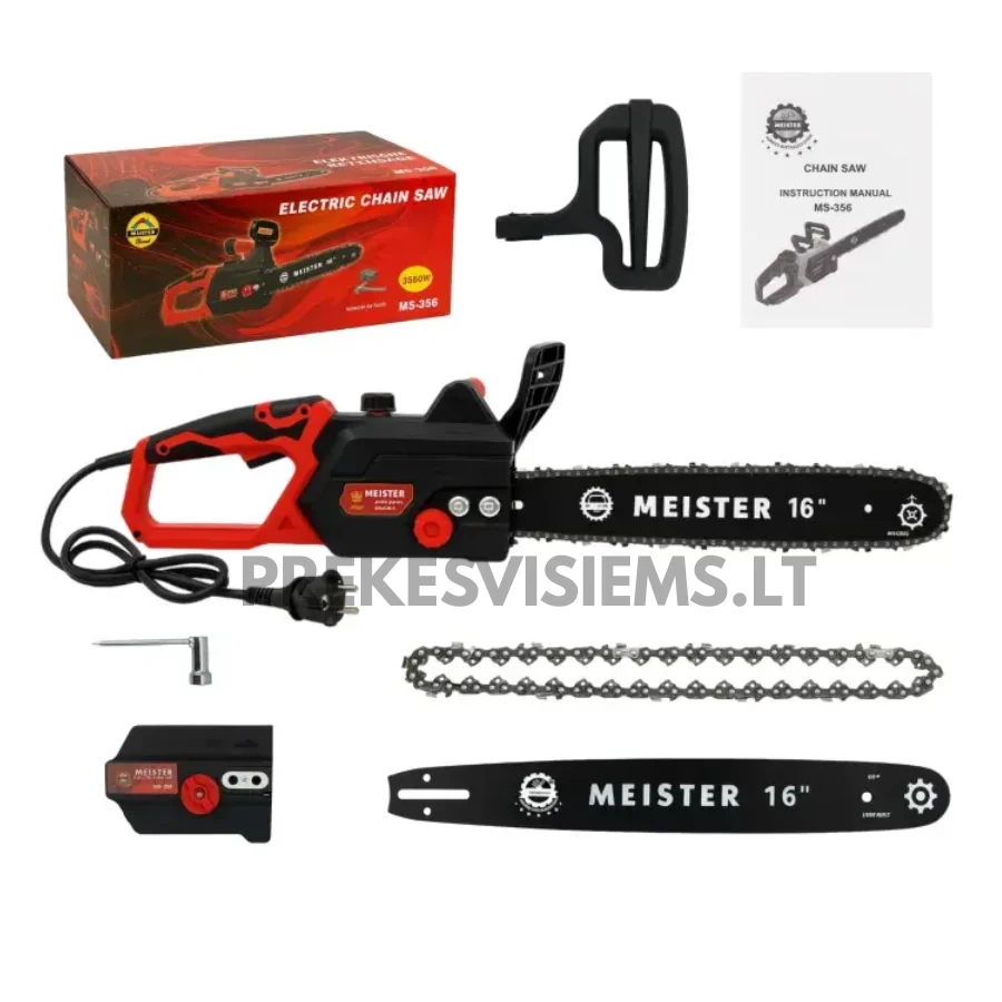Elektrinis grandininis pjūklas 16 3550W Meister, MS-356