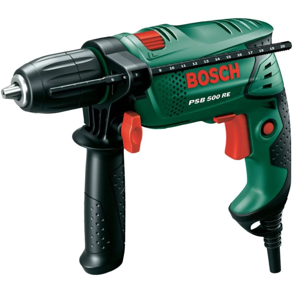 Elektrinis Gręžtuvas Bosch PSB 500 RE (Ekspozicinė prekė)