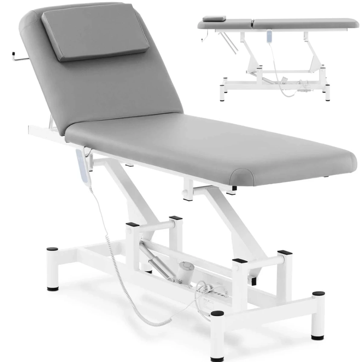 Elektrinis Masažinis Kosmetinis Stalas 150 Kg Pessac - Pilkas