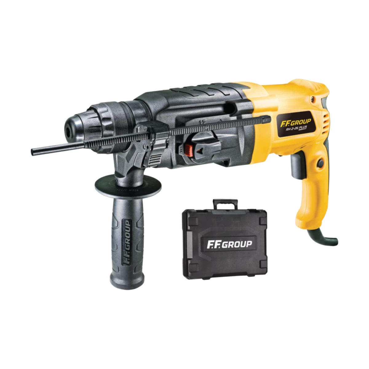 Elektrinis perforatorius FF GROUP RH 2-26 Plus, 850W su dėklu Elektrinis perforatorius FF GROUP RH 2-26 Plus, 850W su dėklu