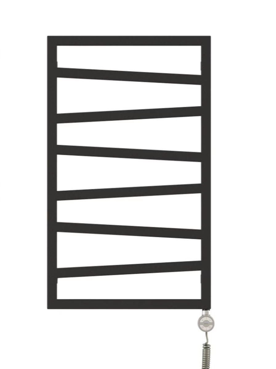 Elektrinis rankšluosčių džiovintuvas Terma ZigZag, metalinė pilka, 50 cm x 83.5 cm, 300 W, dešininis, pilnai paruoštas naudojimui