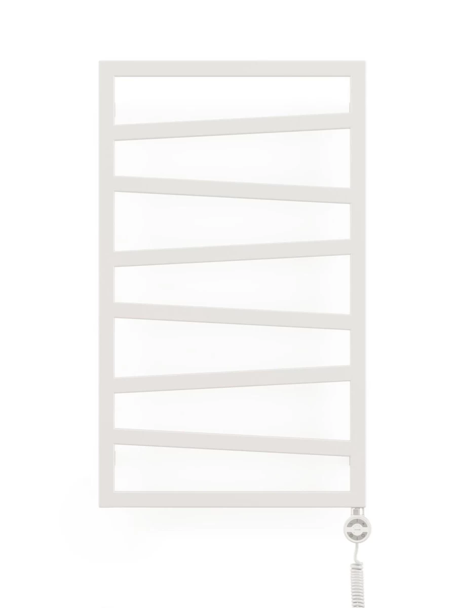 Elektrinis rankšluosčių džiovintuvas Terma ZigZag, soft 9016 baltas, 50 cm x 83.5 cm, 300 W, dešininis, pilnai paruoštas naudojimui