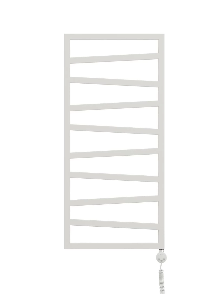 Elektrinis rankšluosčių džiovintuvas Terma ZigZag, white wall, 50 cm x 107 cm, 400 W, dešininis, pilnai paruoštas naudojimui