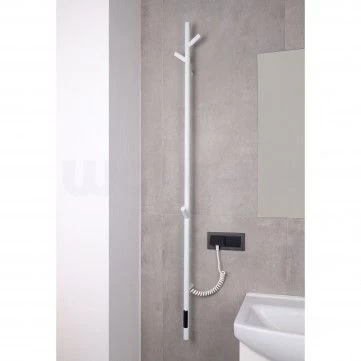Elektrinis rankšluosčių džiovintuvas WOBBEE Burton 150 cm, baltas, W-BURT-150WH