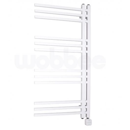 Elektrinis rankšluosčių džiovintuvas Wobbee Flint 50x100 cm, dešininis, baltas