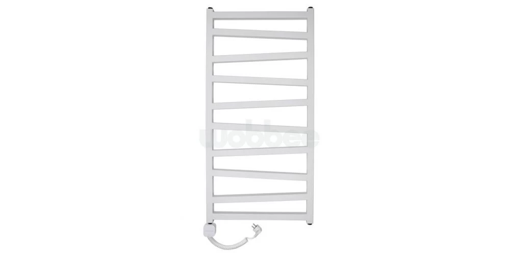 Elektrinis rankšluosčių džiovintuvas Wobbee Pentre 50x100 cm, kairinis, baltas