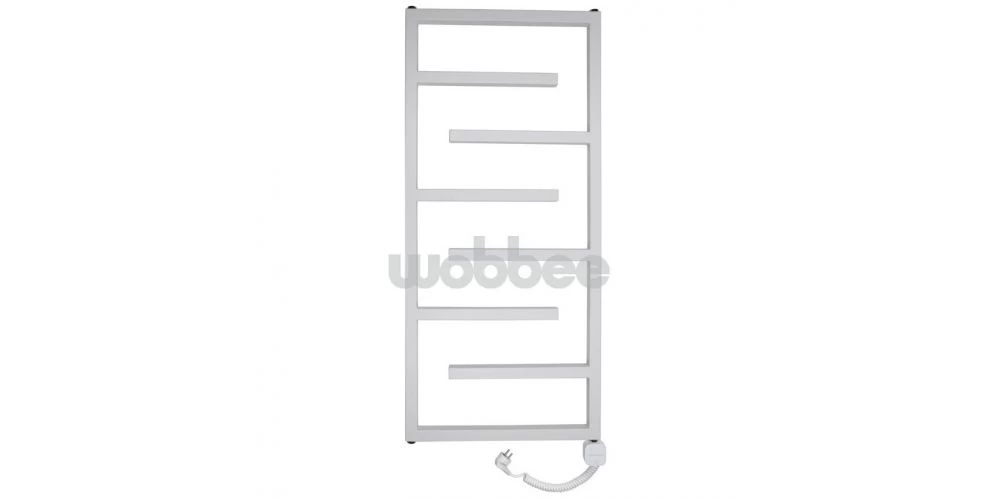 Elektrinis rankšluosčių džiovintuvas Wobbee Welly 50x110 cm, dešininis, baltas