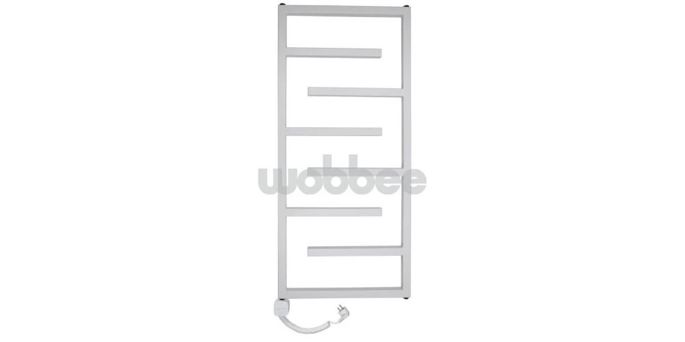 Elektrinis rankšluosčių džiovintuvas Wobbee Welly 50x110 cm, kairinis, baltas