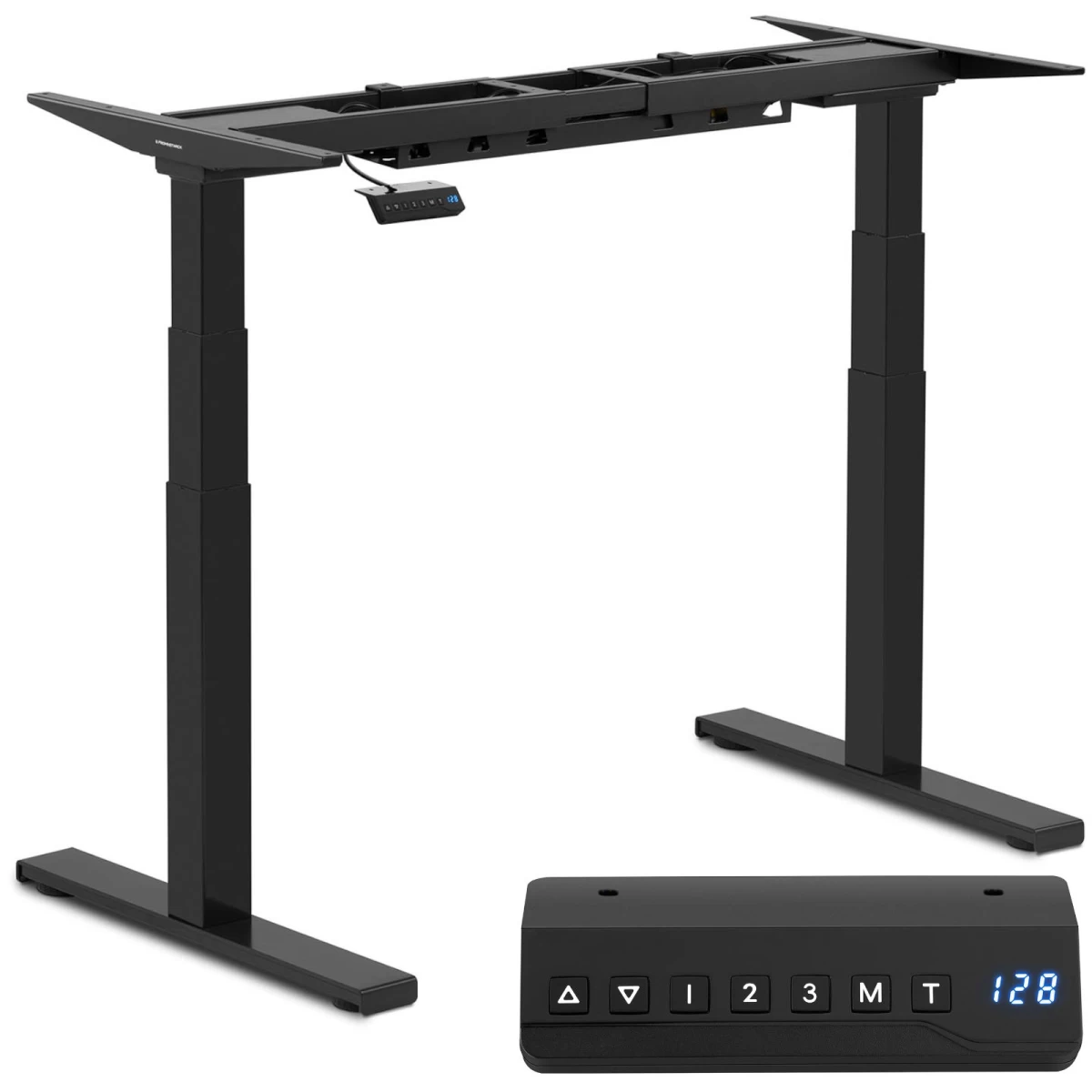 Elektrinis Rašomojo Stalo Rėmas Su Aukščio Reguliavimu 62-128 Cm Maks. 125 Kg Elektrinis Rašomojo Stalo Rėmas Su Aukščio Reguliavimu 62-128 Cm Maks. 125 Kg
