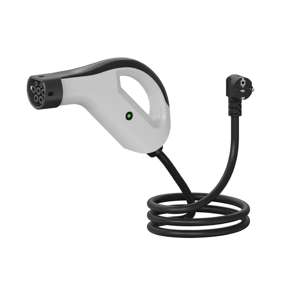 Elektromobilio įkrovimo laidas 220V - type 2 (16A, 1 fazė, krauna iki 3,3 kW)