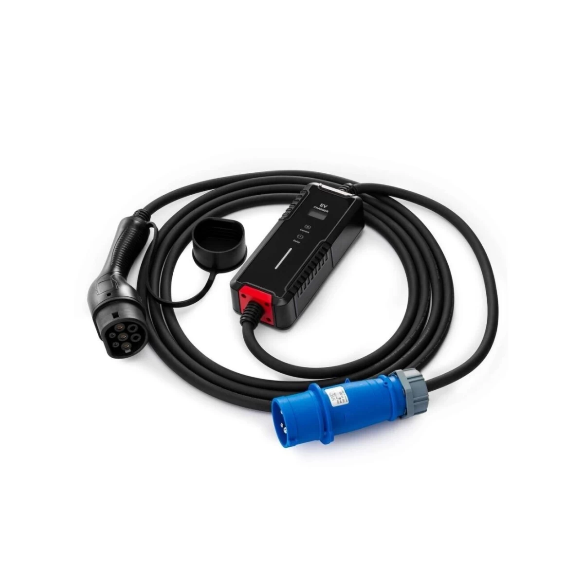 Elektromobilio įkrovimo laidas 220V - type 2 (32A, 1 fazė 7,2 kW)