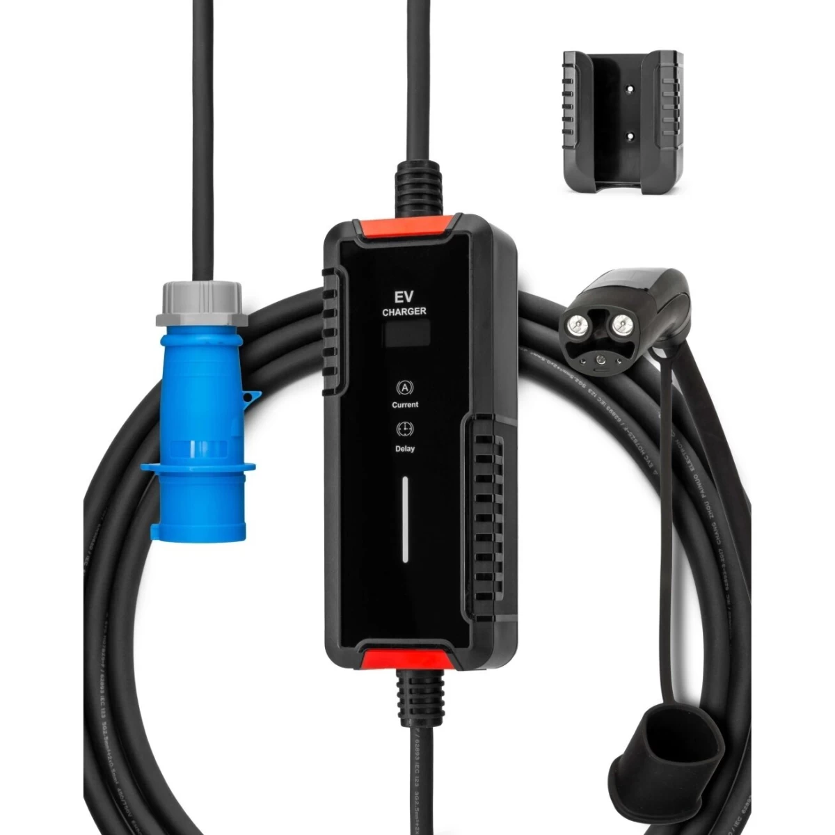 Elektromobilio įkrovimo laidas Tesla mašinai iš JAV (32A, 1 fazė 7.2 kW)