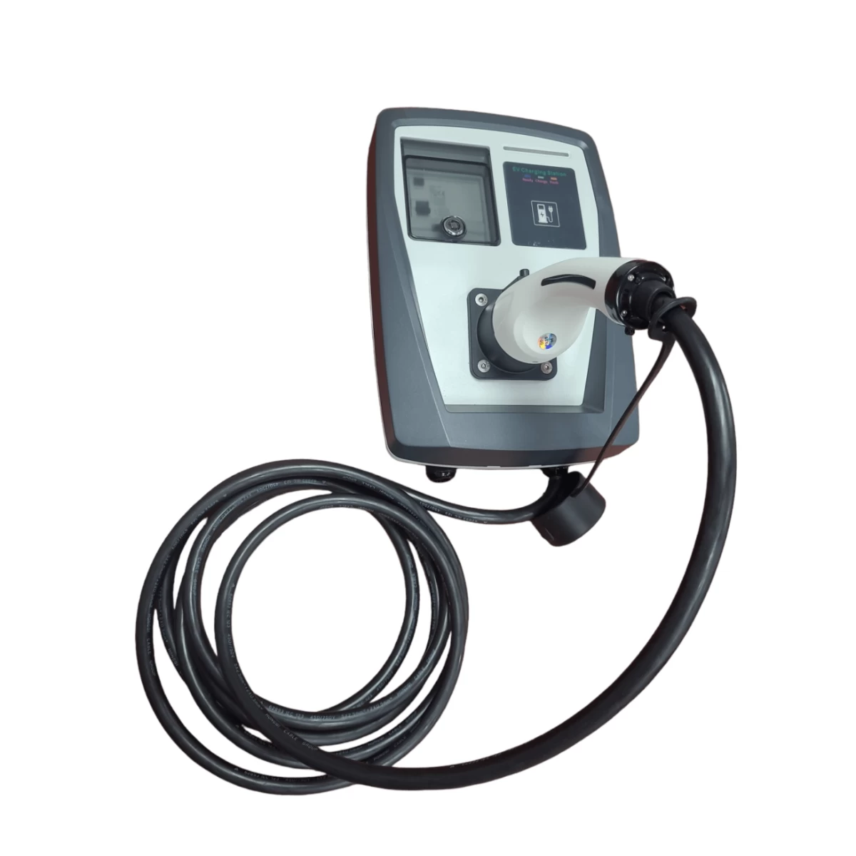 Elektromobilių krovimo stotelė 3f , 22Kw su type 2 laidu + balansinis galios reguliavimas + OCPP protokolas