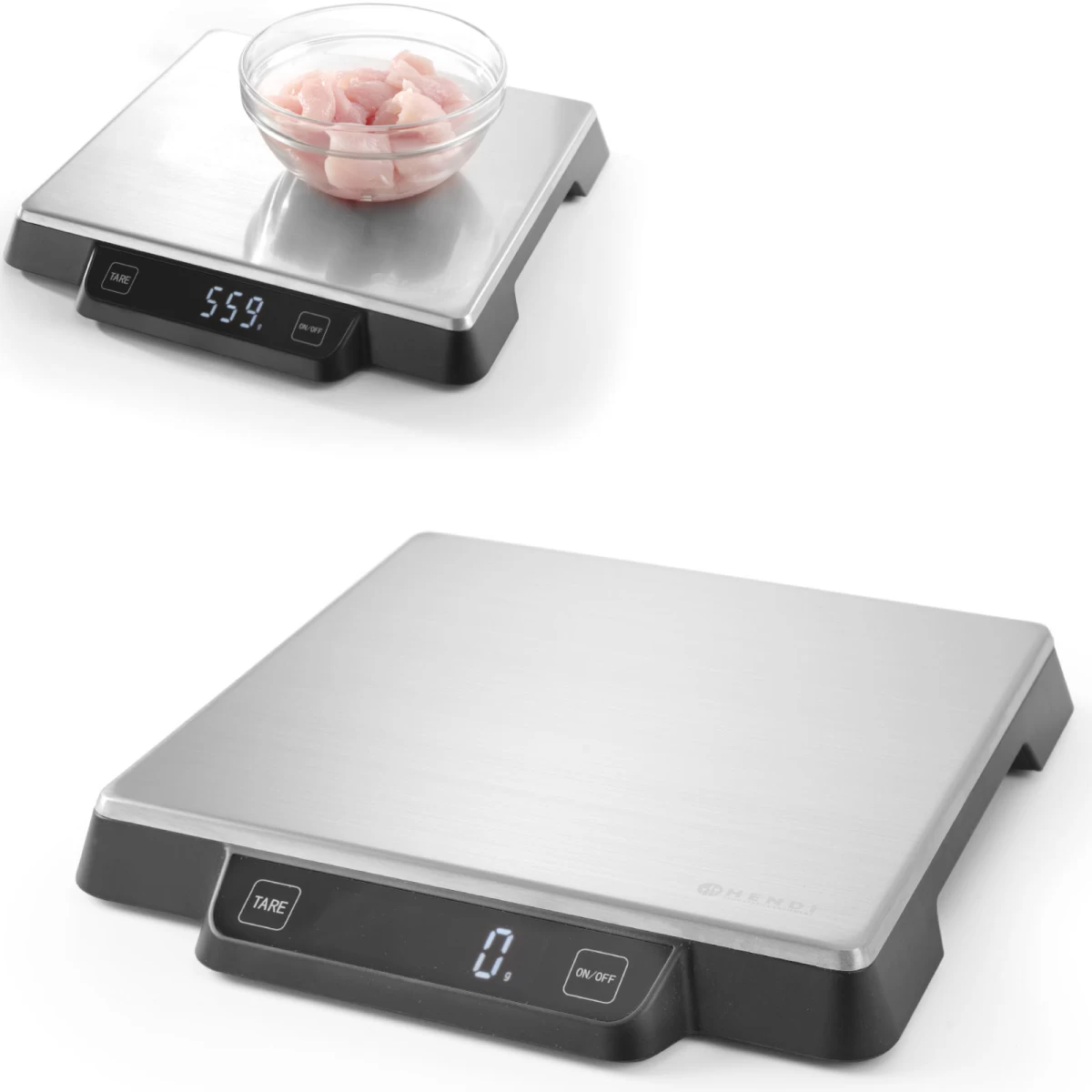 Elektroninės Gastronominės Virtuvės Svarstyklės 15 Kg / 1 G - Hendi 580233