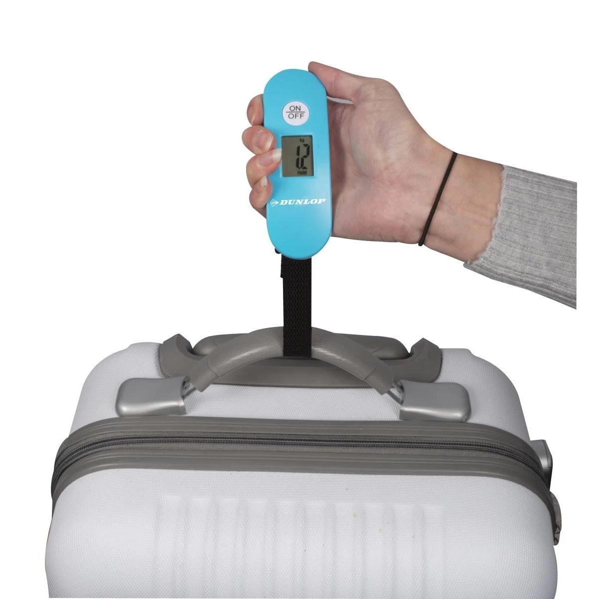 Elektroninės Kelioninės Svarstyklės Max 40 Kg Dunlop Turquoise