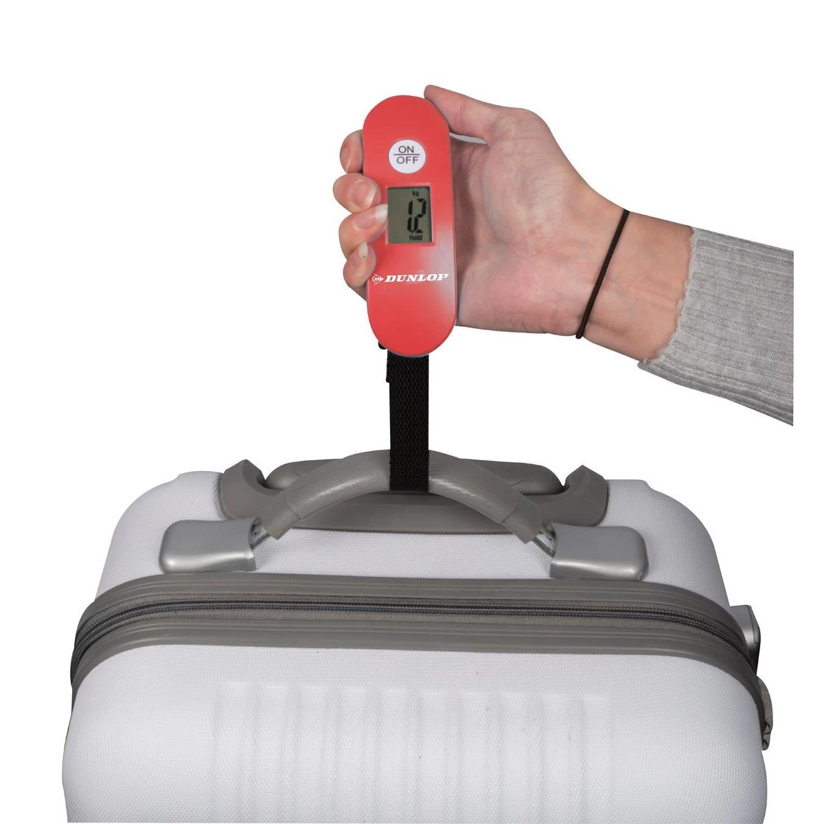 Elektroninės Kelionių Svarstyklės Max 40 Kg Dunlop Red