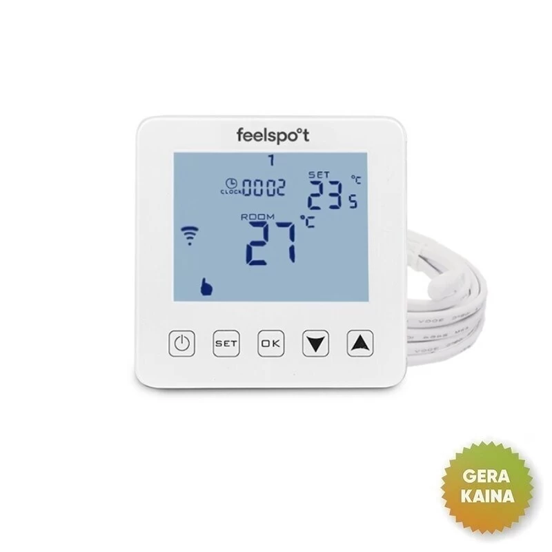 Elektroninis programuojamas termostatas Feelspot WTH22.16 WiFi (prekė su trūkumais)