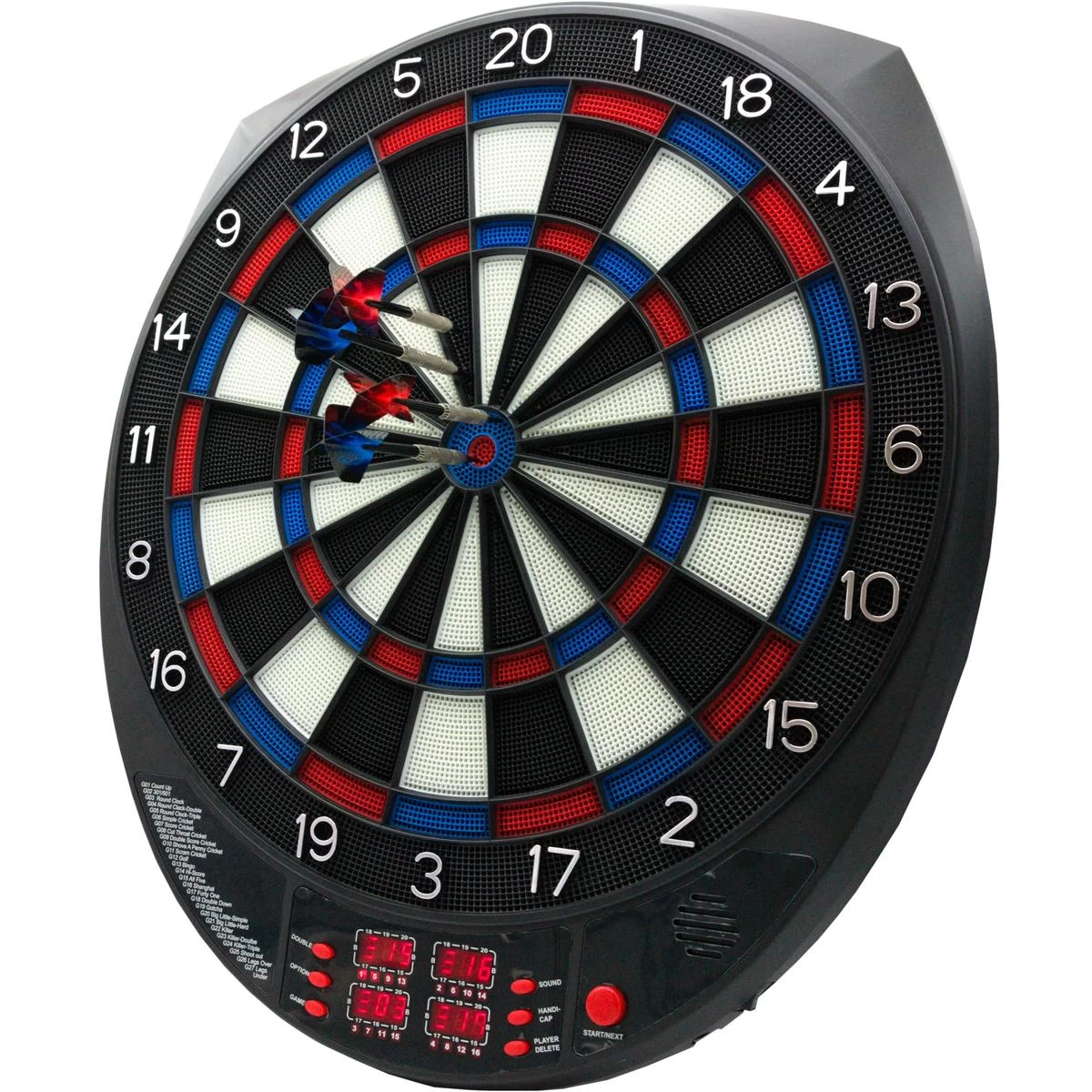 Elektroninis Smiginis Su Maitinimo šaltiniu Ir 4 Skaitliukais Deluxe 56,5 Cm Enero Pro