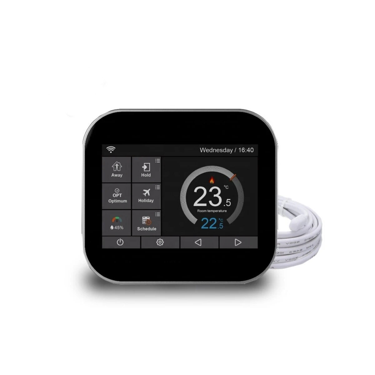 Elektroninis WI-FI termostatas (termoreguliatorius) Feelspot WTH07.36 black