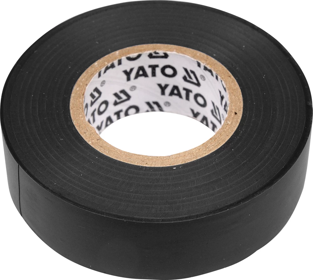 Elektros izoliacinė juosta juoda 19mmx20mx0,13mm (YT-8165)