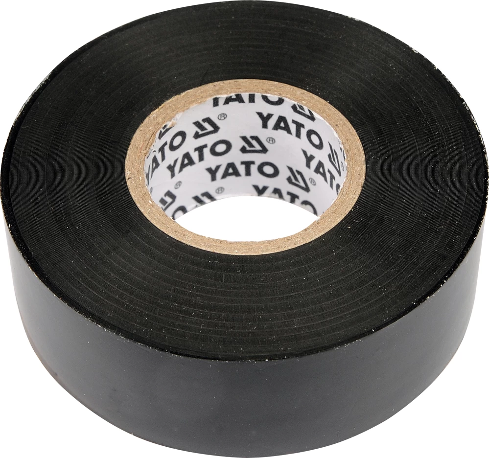 Elektros izoliacinė juosta juoda 25mmx20mx0,19mm (YT-8174)