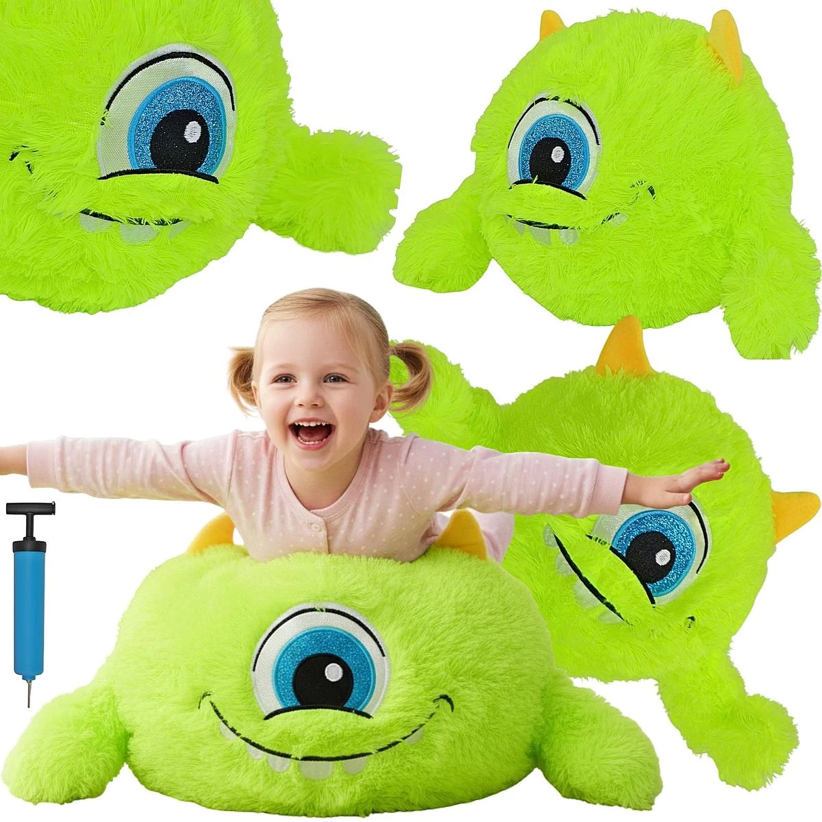 Emocijų Kamuolys 40 Cm Su Rankenomis Geltonas