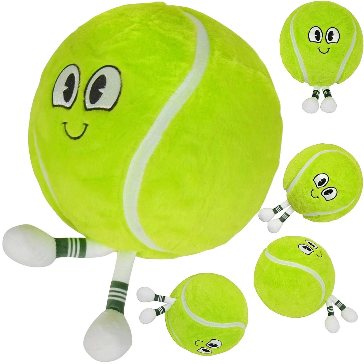 Emodži Kamuolys 23 Cm Su Teniso Kojelėmis žalias