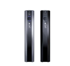 Enelion Vertica įkrovimo stotelė su integruotais 2x Type 2 įkrovimo lizdais , Wifi/LAN/4G/OCPP, JUODA/SIDABRNĖ