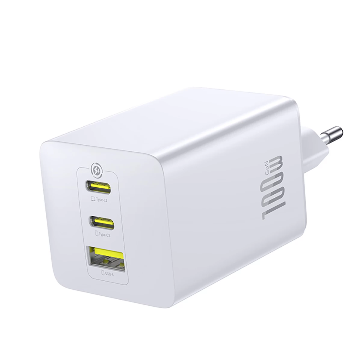 Enerfill Fe11 2x Usb-c Usb-a 100 W Tinklo įkroviklis - Baltas