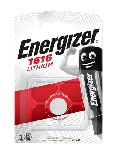 ENERGIZER Battery CR1616 1 pcs. ENERGIZER Battery CR1616 1 pcs.