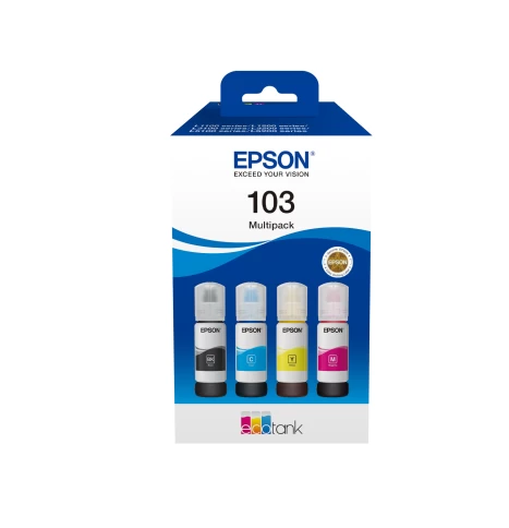 Epson 103 EcoTank (C13T00S64A) Rašalo papildymo buteliukų komplektas, CMYK