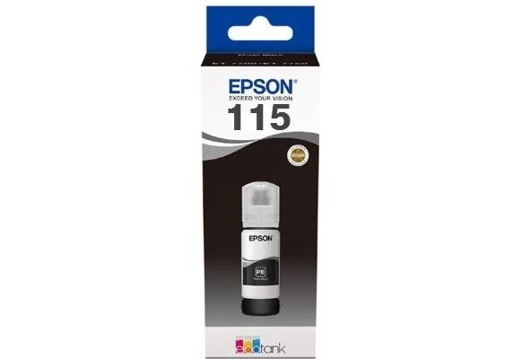 Epson 115 EcoTank (C13T07C14A) Rašalo papildymo buteliukas, Juoda