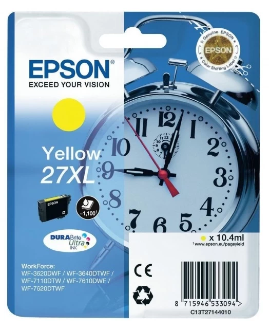 Epson 27xl Geltonas Rašalas C13t27144010