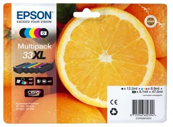 Epson Premium Multipack Claria 33 Xl Rašalo Rinkinys C13t33574011