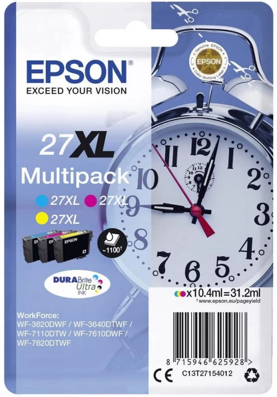 Epson Rašalas 27xl Multipack C13t27154012