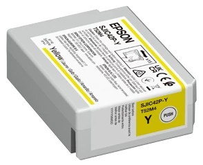 Epson SJIC42P-Y (C13T52M440) Rašalinė kasetė, Geltona