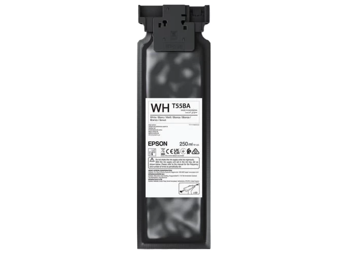 Epson UltraChrome DG2 T55BA (C13T55BA00) 250 ml Rašalinė kasetė, Balta
