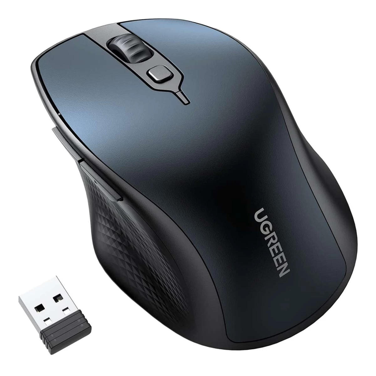 Ergonomiška Belaidė Kompiuterio Pelė Mu101 Bluetooth 2,4 Ghz Mėlyna