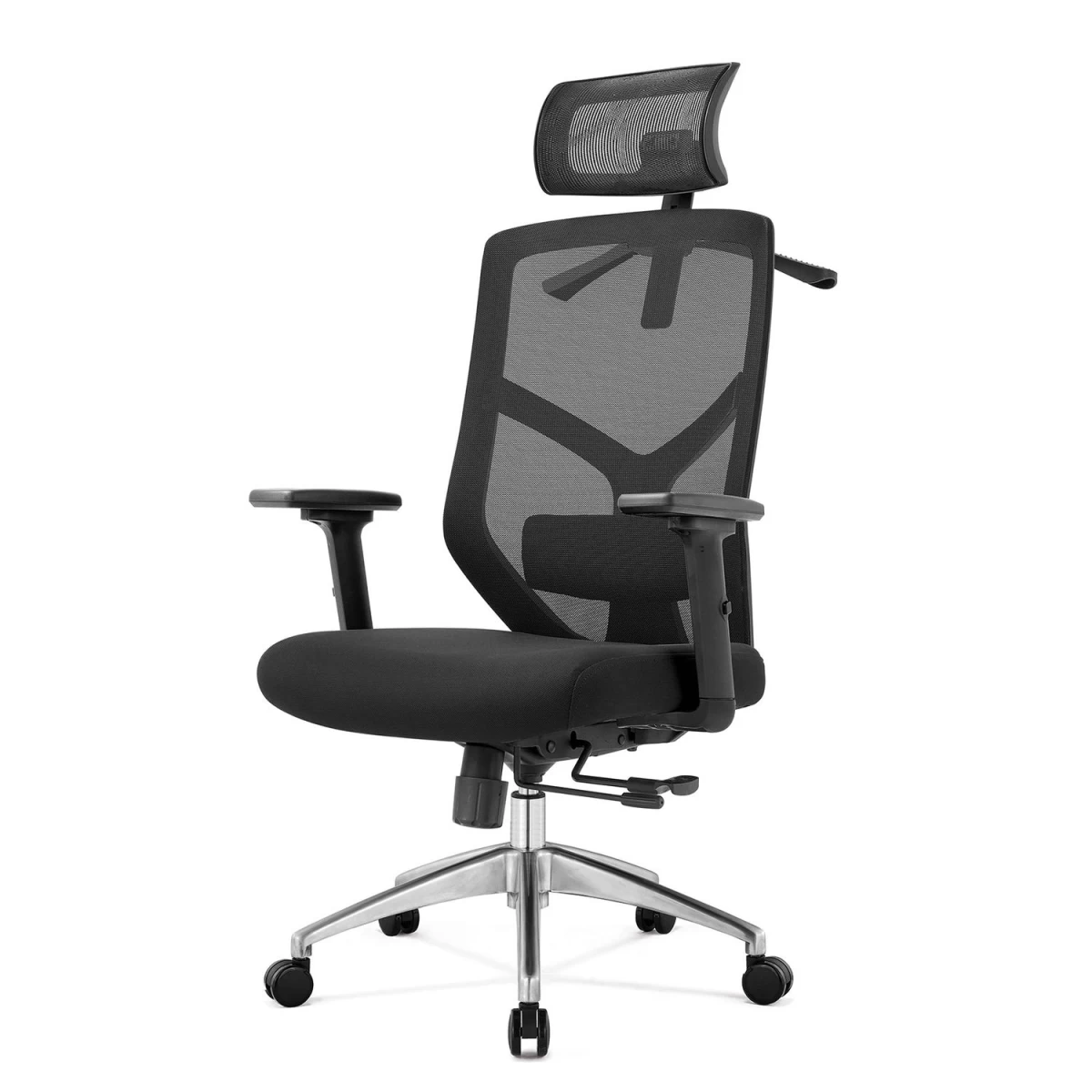 Ergonomiškas Biuro Fotelis Rosa Juodas Angel