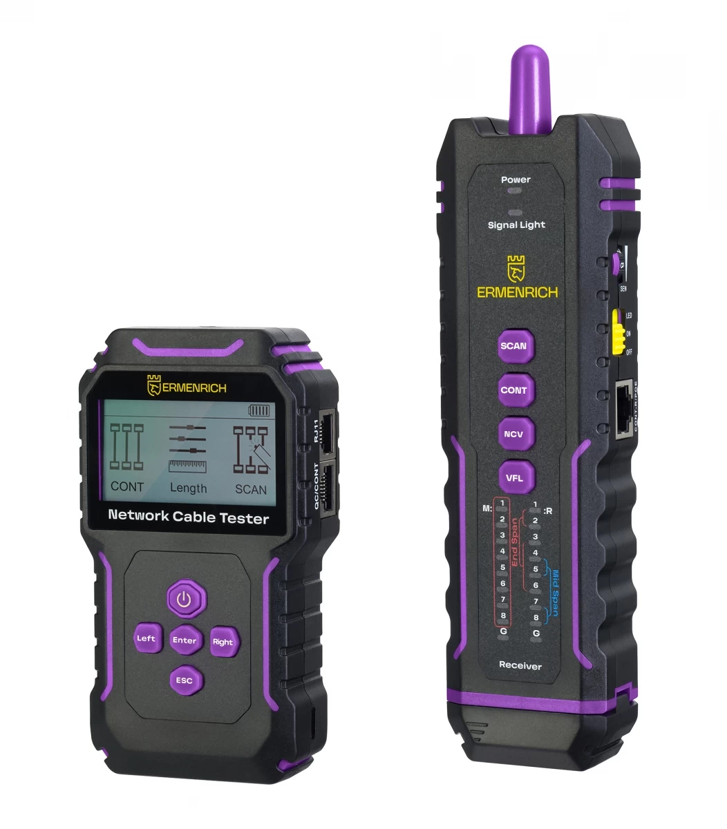 Ermenrich Netgeeks Np45 Daugiafunkcinis Kabelių Testeris