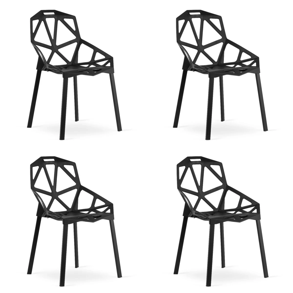 essen Kėdė - Juoda X 4