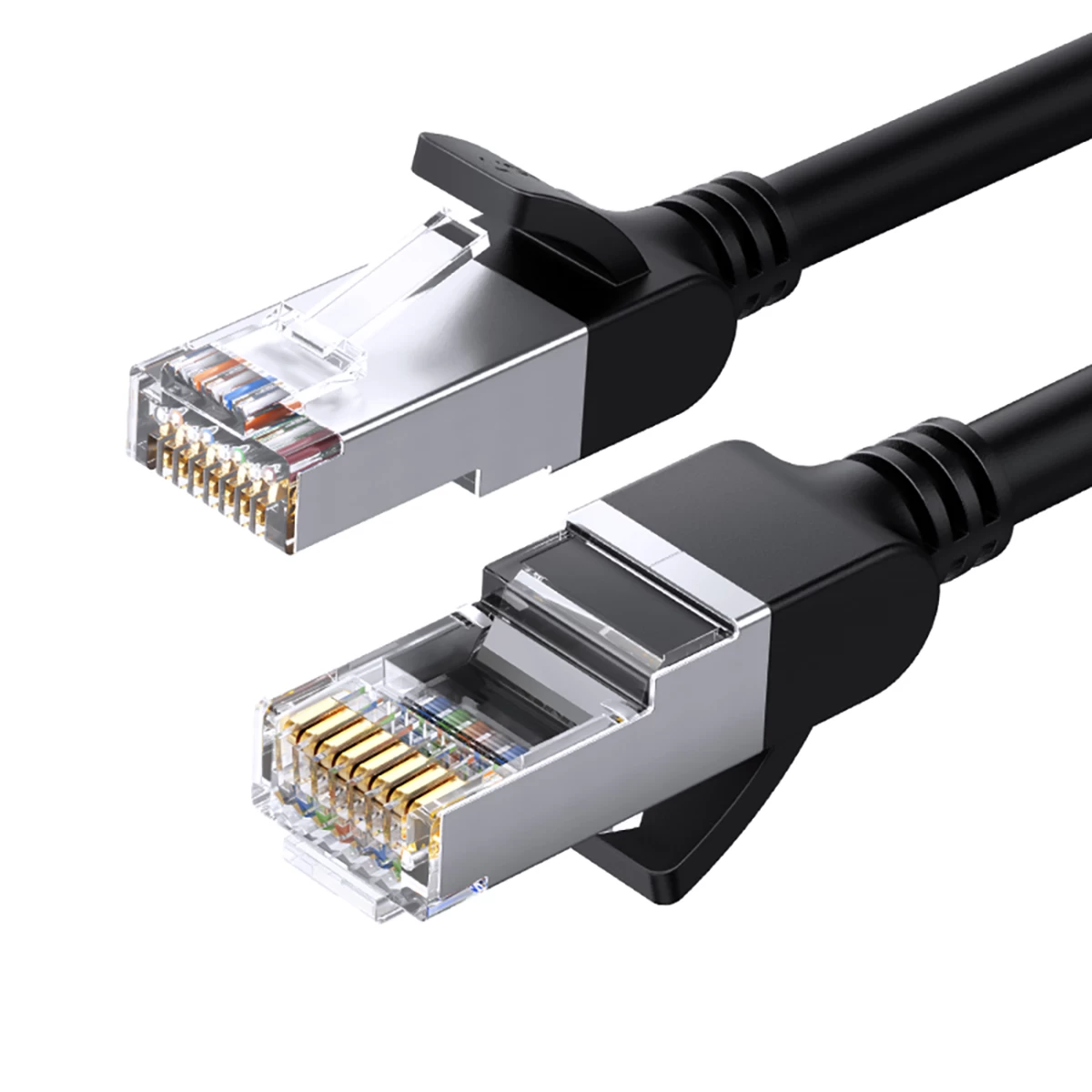 Ethernet Sujungimo Kabelis Cat 6 U/utp Apvalus 5 M - Juodas