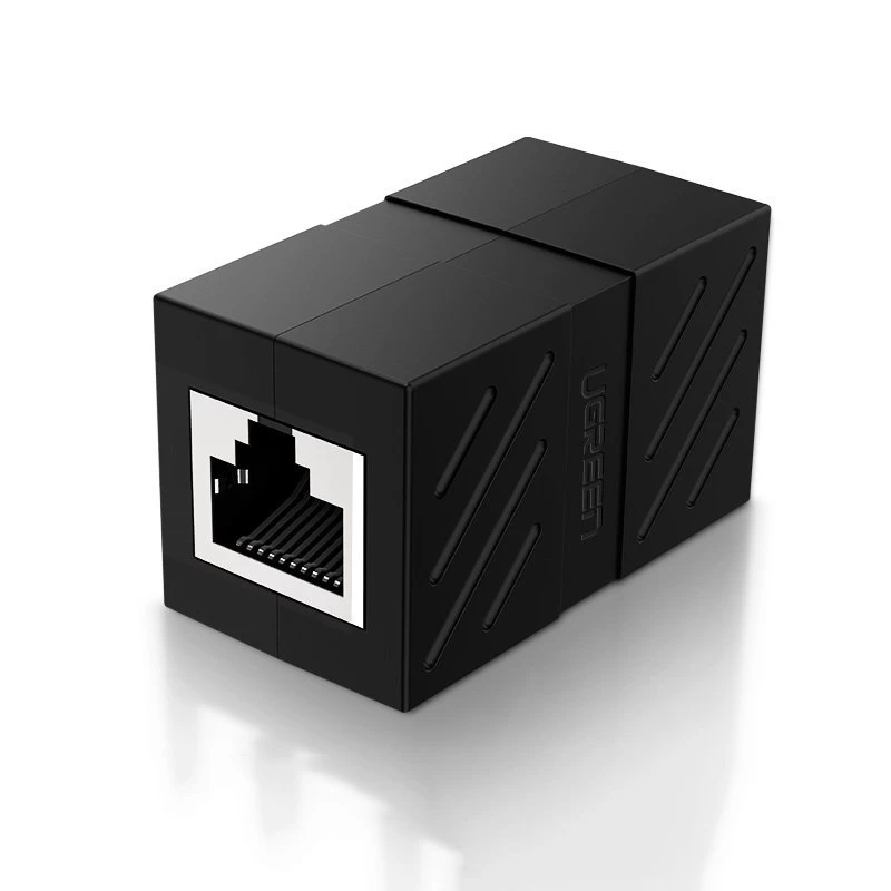 Ethernet Tinklo Kabelio Jungtis Rj45 10gbps Juoda