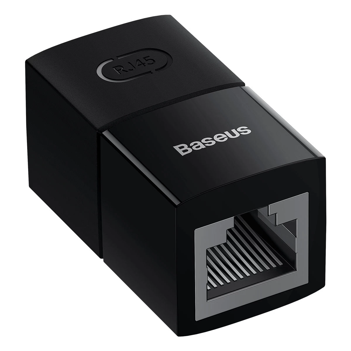 Ethernet Tinklo Kabelio Jungtis Rj45 Juoda Kit 10vnt.
