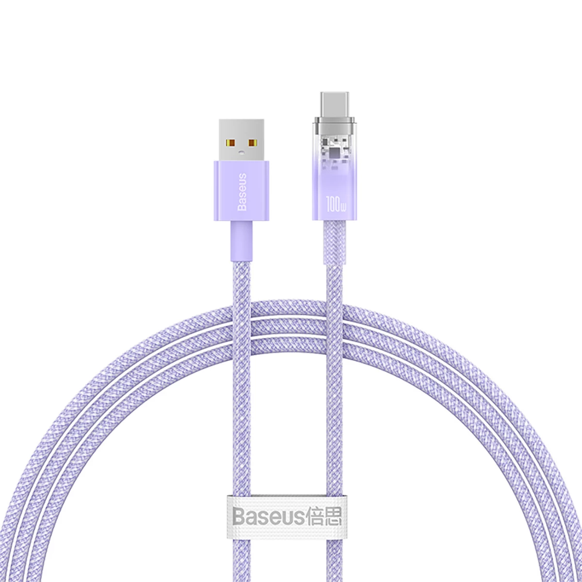 explorer Kabelis Su Temperatūros Jutikliu Usb-a Usb-c 100w 1 M - Violetinės Spalvos