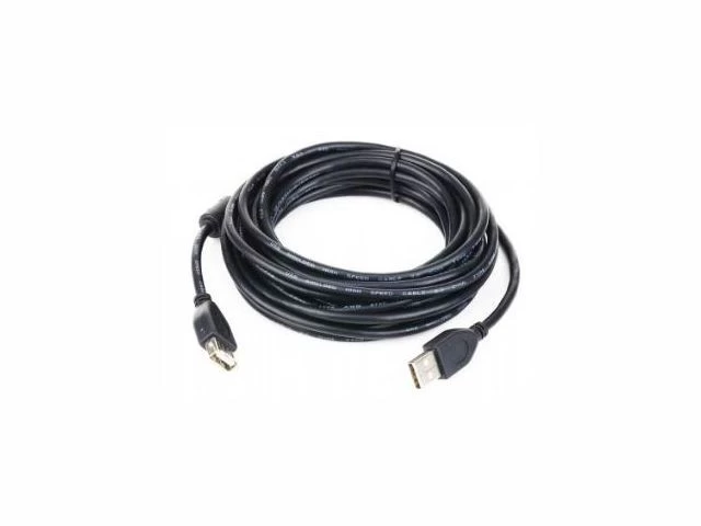 Extension Cable USB 2.0  AM-AF 1.8m black (ferri
