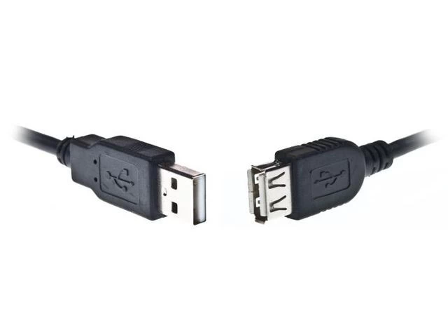 Extension Cable USB 2.0  AM-AF 3m black