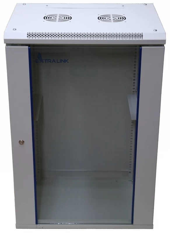 Extralink 15u 600x600 Sieninė Stovo Spinta Pilka