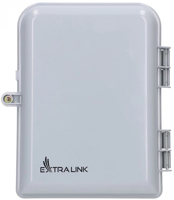 Extralink Emma V2 16 Branduolių Optinio Pluošto Gnybtų Dėžutė, Balta, Vidutinio Pločio